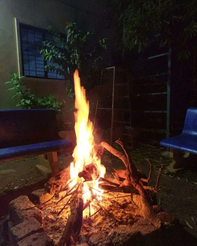 Fire pit area
